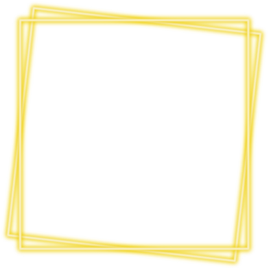 Yellow Neon Square Boxes